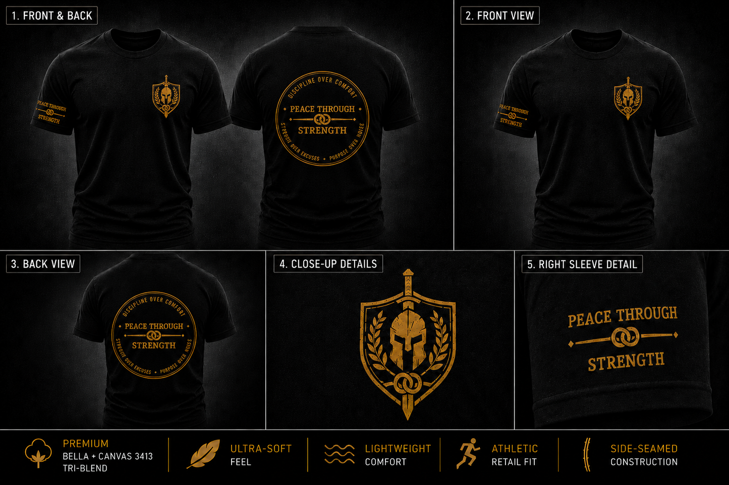 Peace Through Strength Tee