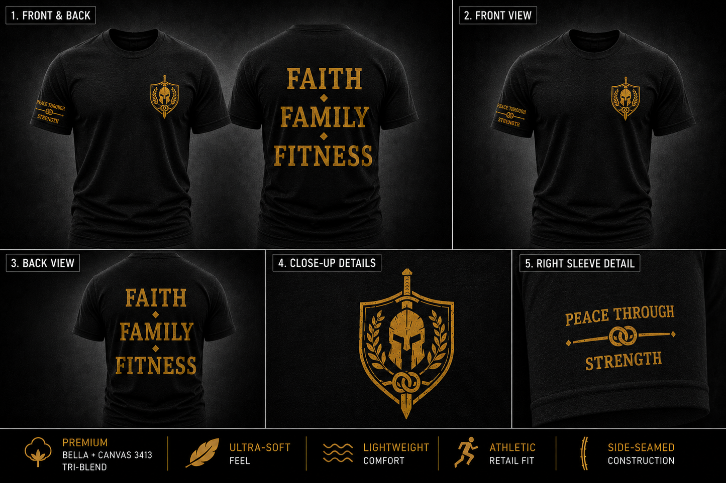 Faith • Family • Fitness Tee